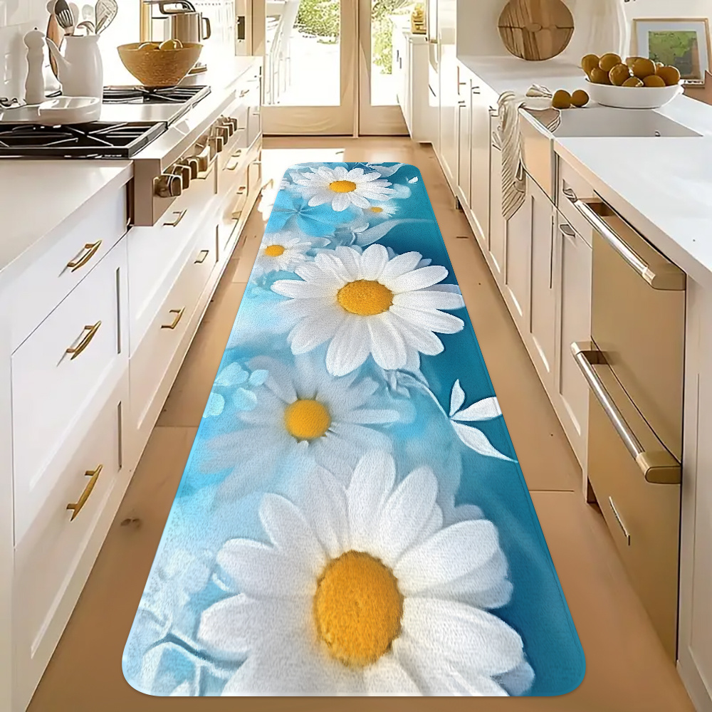 Commercial Kitchen Background - Tapete de Cozinha com Fundo Azul