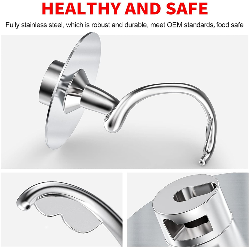 Commercial Kitchenaid - Gancho de massa espiral de aço
