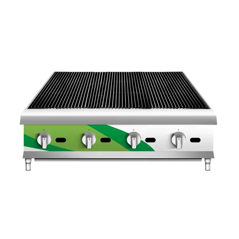 Commercial Kitchen Grill - Charbroiler de churrasqueira a gás GBL-4