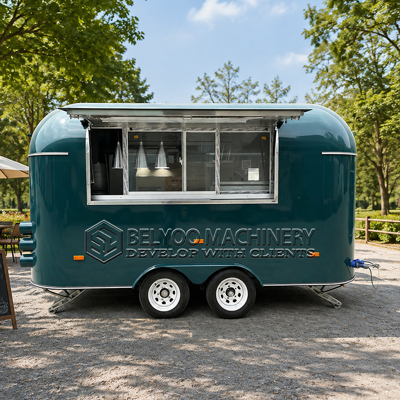 Commercial Kitchen Equipment - Trailer de Comida Comercial Belyoo, Cozinha