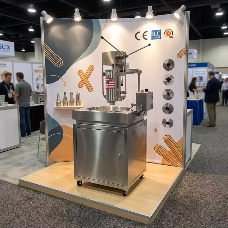 Commercial Kitchen Equipment - Máquina Elétrica de Churros 30L Profissional