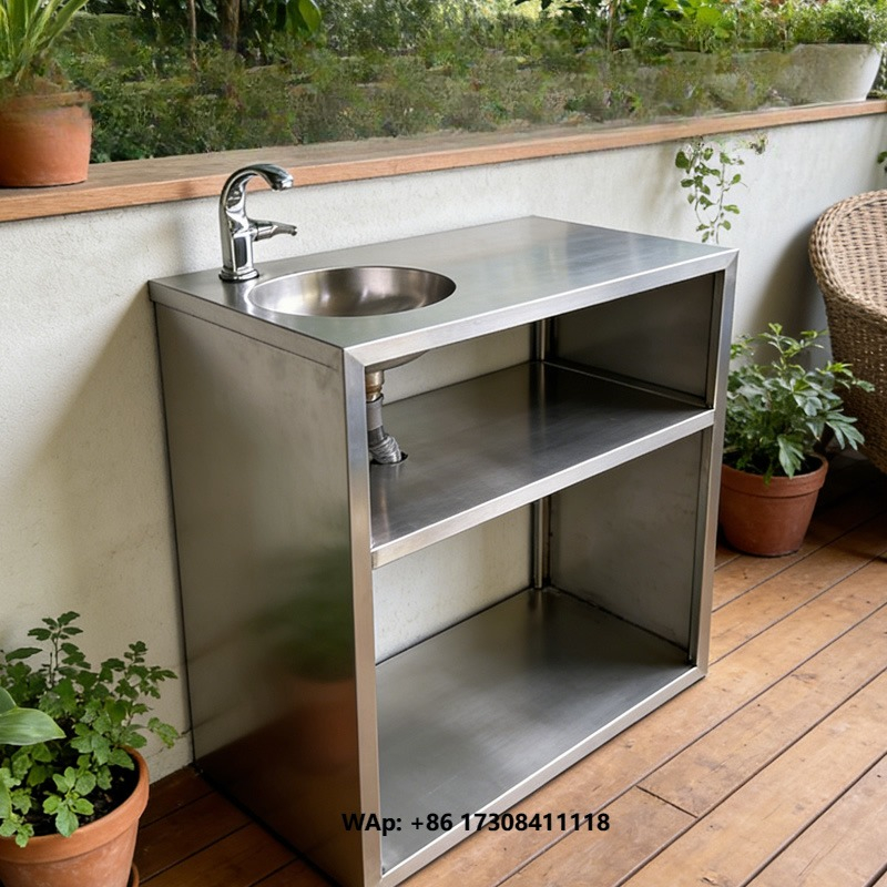 Commercial Quality Kitchen Faucet - Pia Moderna de Aço Inoxidável 304