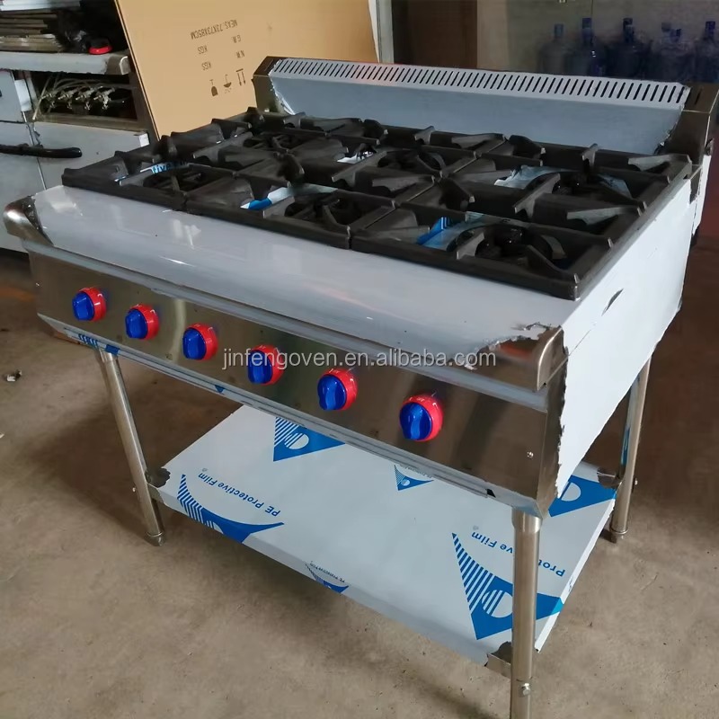 Commercial Kitchen Equipment - Equipamento de Cozinha Comercial Profissional, Fogão