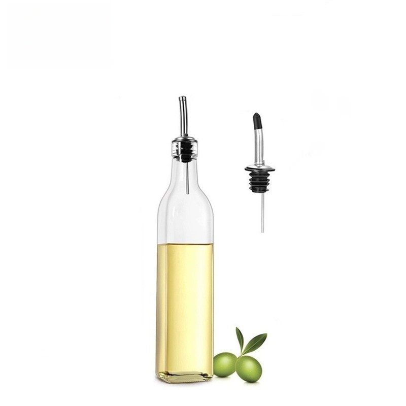 Commercial Kitchen Utensil Storage - Garrafa de Vidro Redonda com Tampa