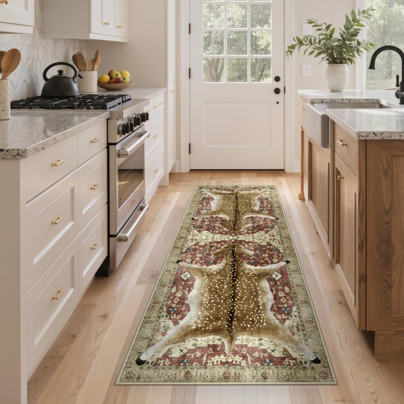 Commercial Kitchen Background - Tapete com estampa de borboleta e