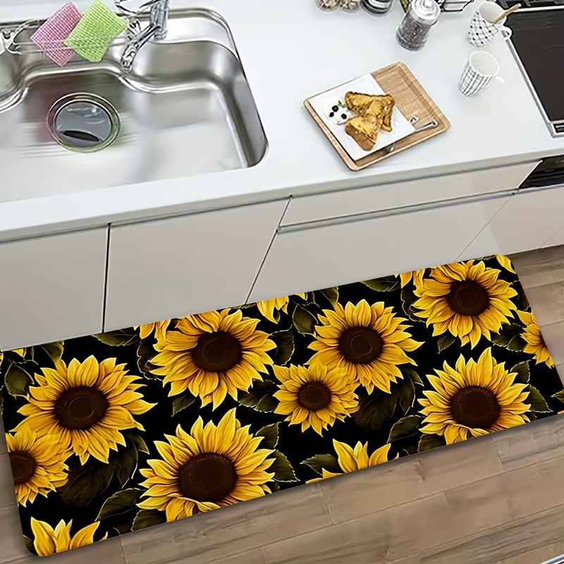Commercial Kitchen Background - Tapete Decorativo Antiderrapante com Estampa Artística