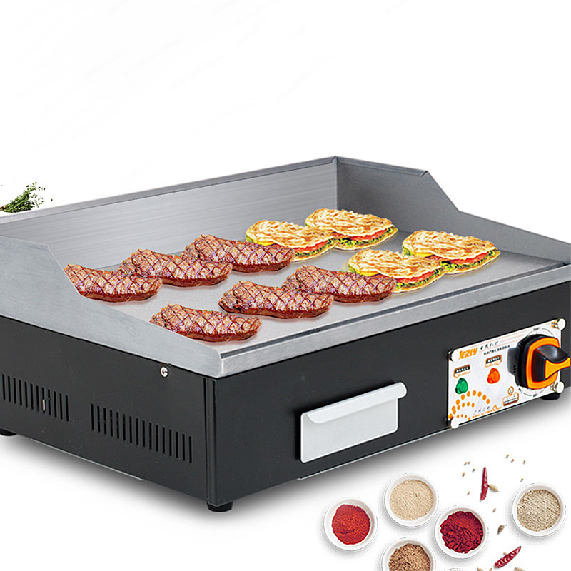 Commercial Kitchen Grill - Grelha Teppanyaki comercial elétrica de aço