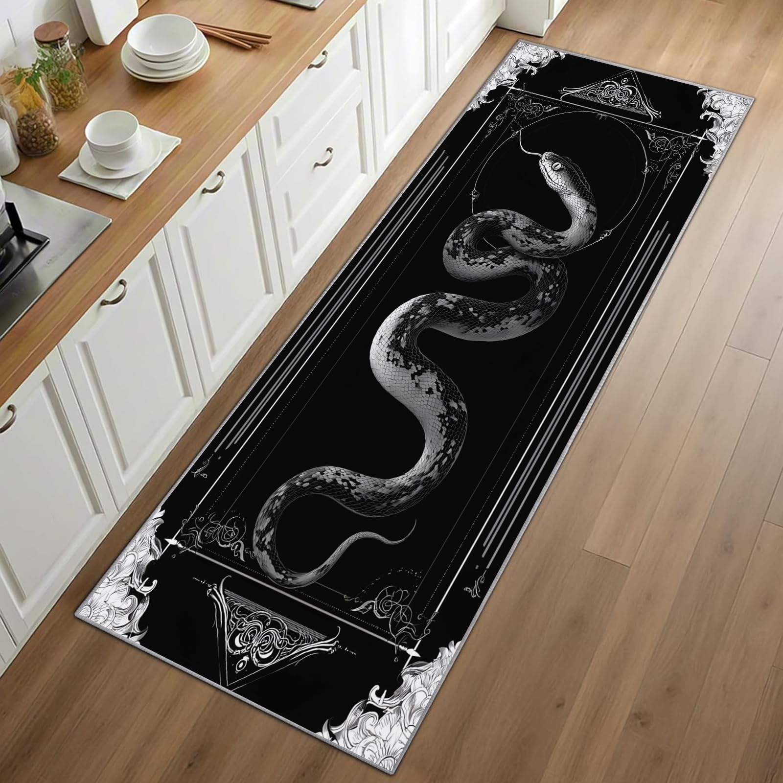 Tapete com estampa de cobra, f - Commercial Kitchen Background avaliação e preço