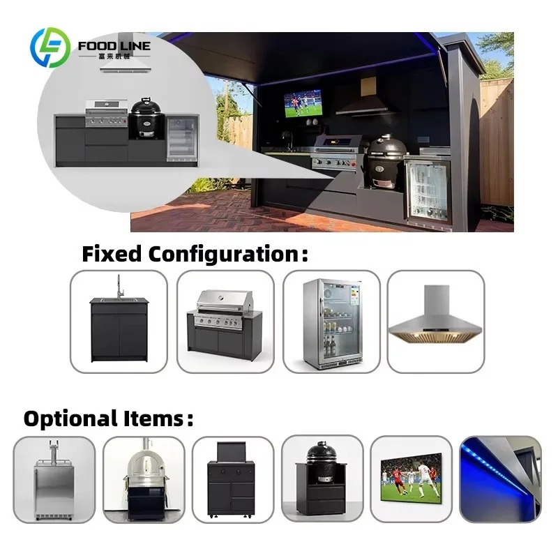 Cozinha Modular Personalizada  - Commercial Kitchen Grill avaliação e preço