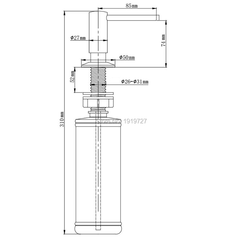 Dispensador de Loção Moderno e - Commercial Quality Kitchen Faucet avaliação e preço