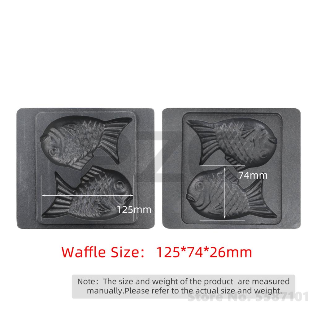 Máquina taiyaki a gás de aço i - Waffle Maker Commercial avaliação e preço