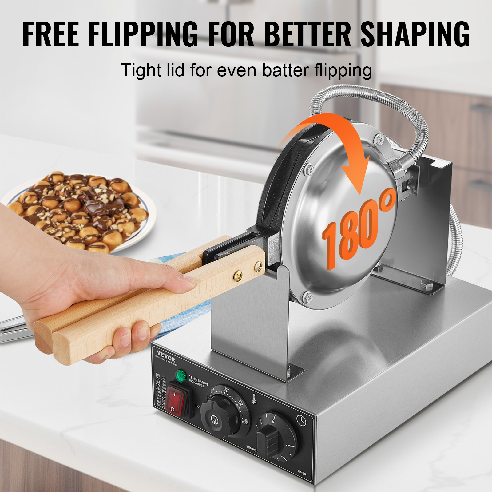 HomeWise comercial ovo bolha w - Waffle Maker Commercial avaliação e preço