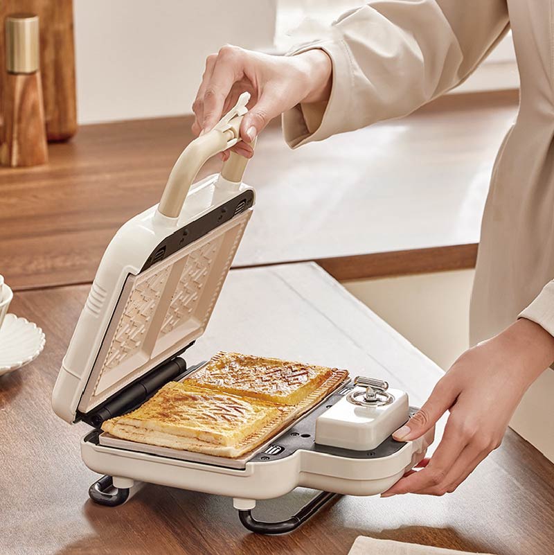 Multi-funcional Sanduíche Elét - Waffle Maker Commercial avaliação e preço