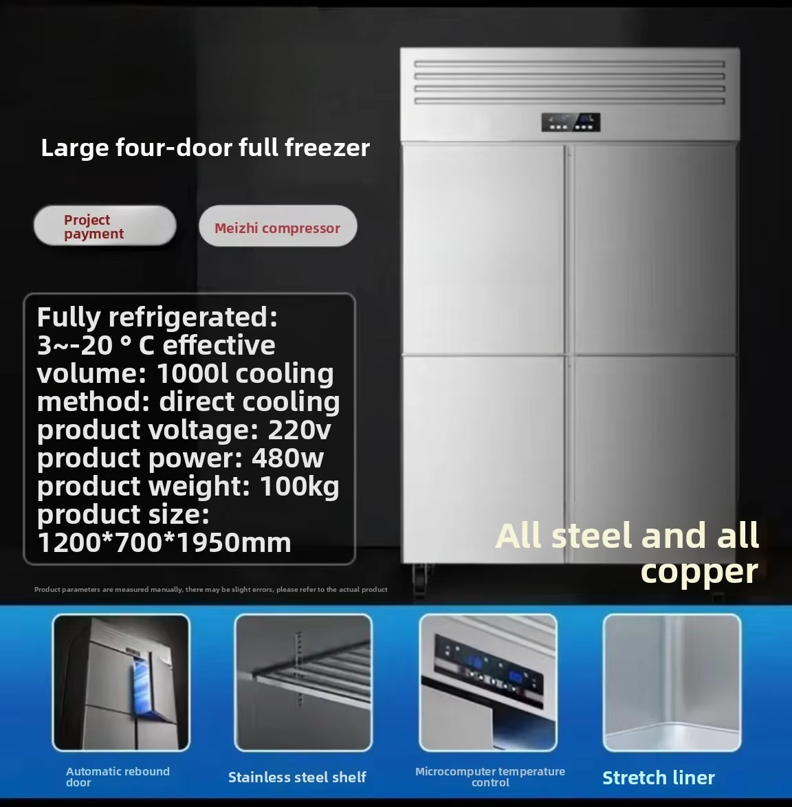Congelador Comercial de 4 Port - Commercial Kitchen Door avaliação e preço