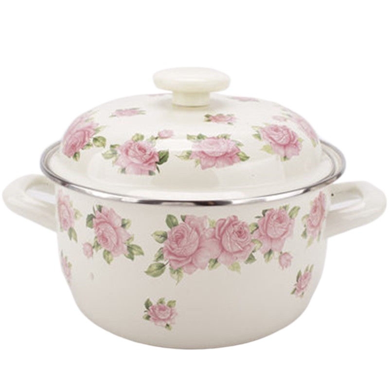 Panela esmaltada de orelhas du - Soup Kettle Warmer avaliação e preço