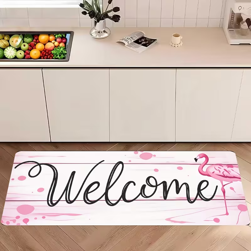 Tapete de Cozinha Longo Rosa F - Commercial Kitchen Background avaliação e preço
