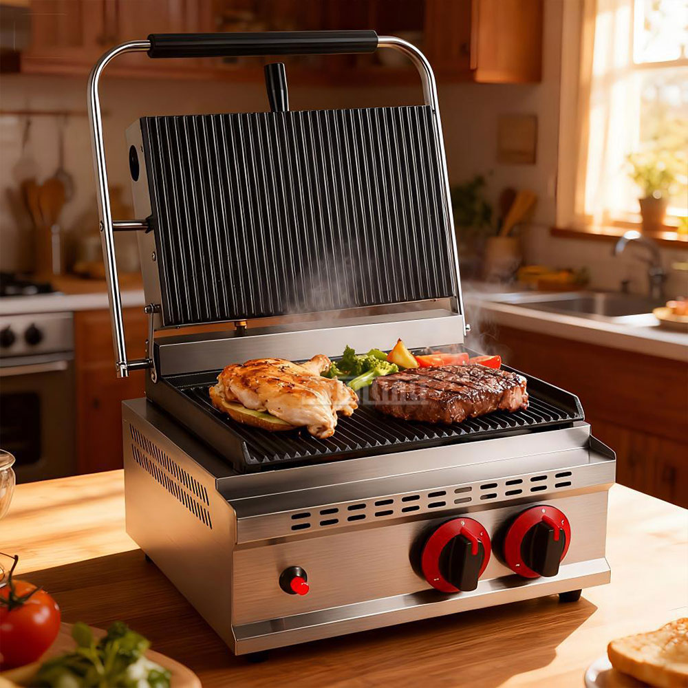 Máquina de Grelhar Bife e Sand - Commercial Kitchen Grill avaliação e preço