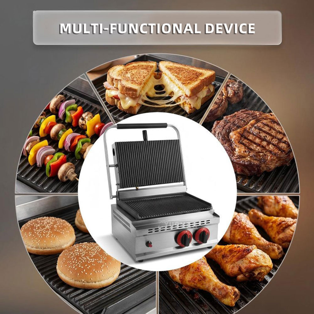 Máquina de Grelhar Bife e Sand - Commercial Kitchen Grill avaliação e preço